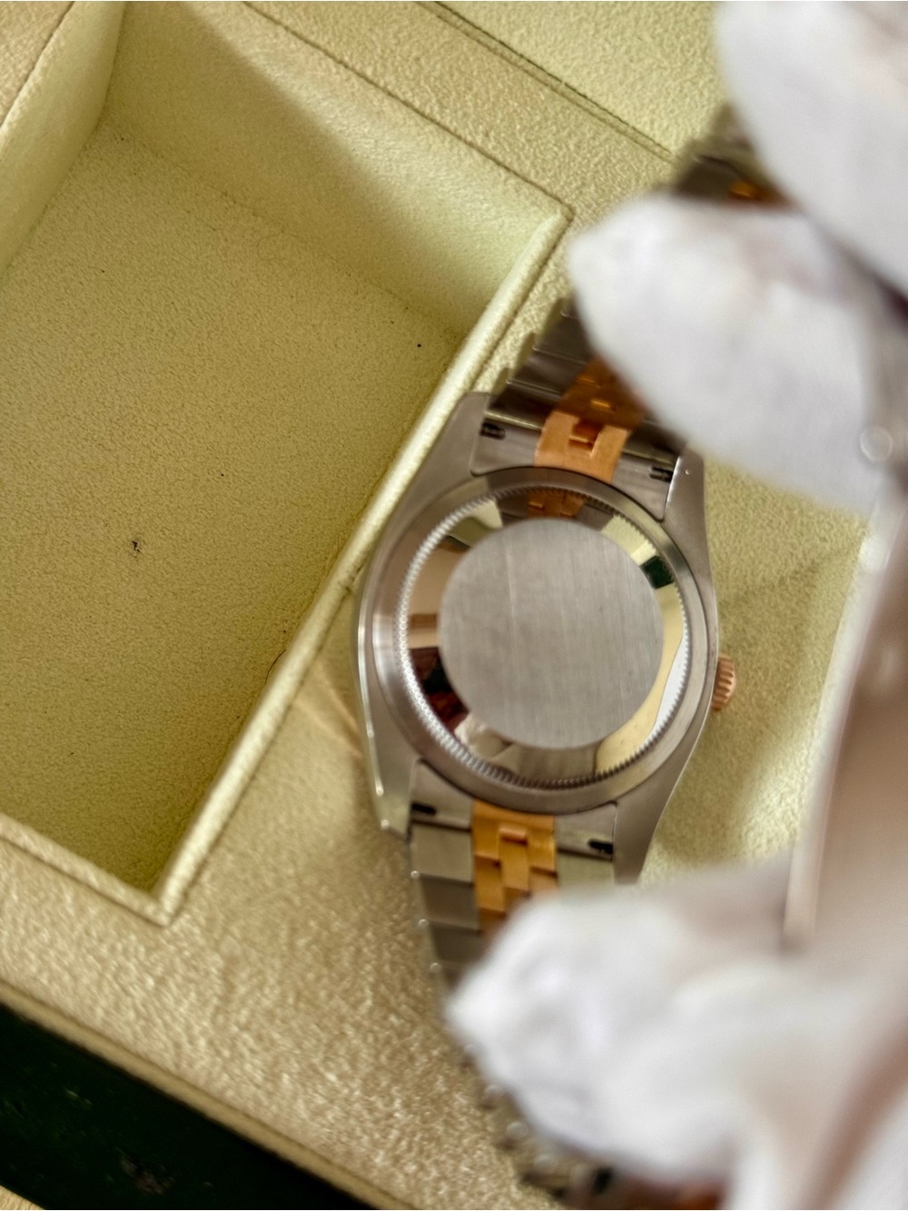 AUTHENTIC Rolex 36 mm  Oyster Perpetual Datejust Green Warranty Card and Tag - Picture 17 of 17